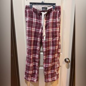 Abercrombie & Fitch Sweatpants - plaid - vintage - men’s - small/medium